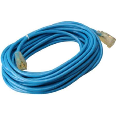 Master Electronics SJTW Extension Cord, 14 AWG, Outdoor, 14/3, 1 Outlets, Blue, 50 ft 834723